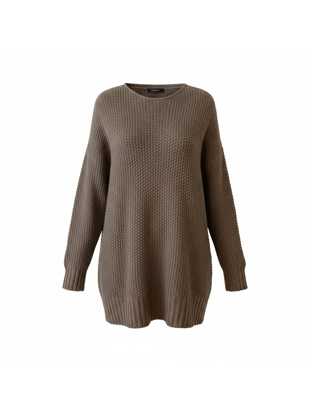 Caara brown sweater mini dress